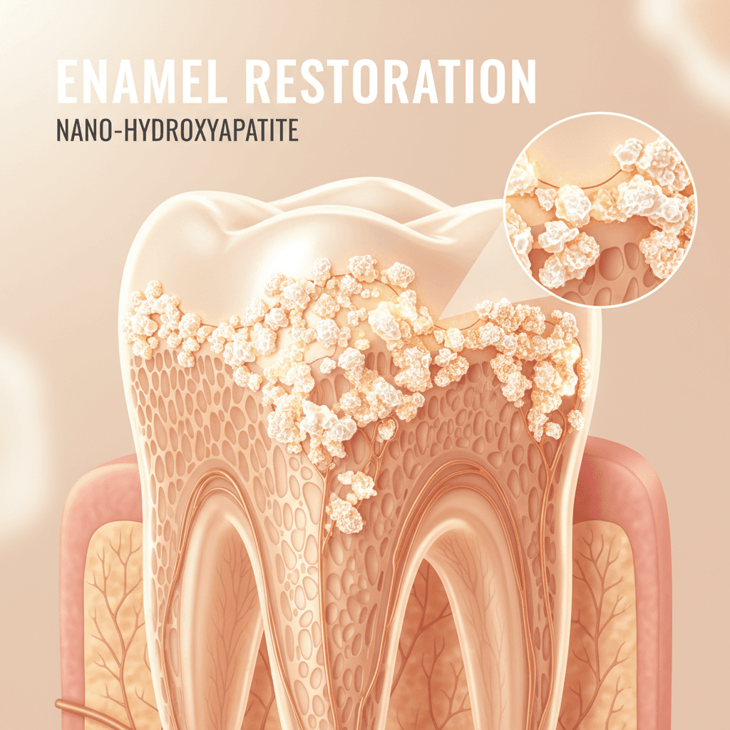 Remineralizes enamel