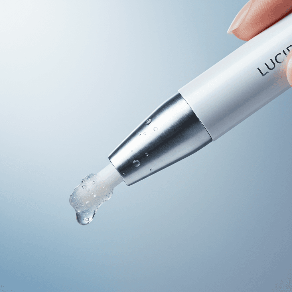 Whitening pen with gel application